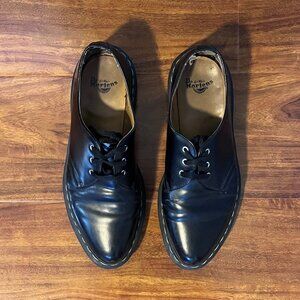 Dr. Martens Shoes | Dr. Martens Doc Point Toe Black Leather Oxfords